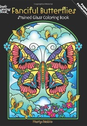 Fanciful Butterflies Stained Glass Coloring Book (Marty Noble)