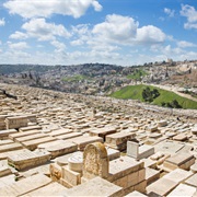 Mount of Olives Jewish Cemetery Jerusalem, (Israel)
