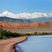 Lake Issyk Kul, Kyrgystan