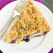 Blueberry Peach Coffee Cake