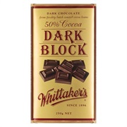 Whittakers Dark Chocolate Block