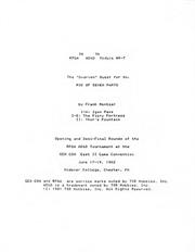 R7 the "Dwarven" Quest for the Rod of Seven Parts