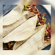 Mu Shu Chicken & Pancakes