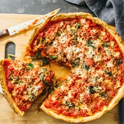 Chicago Style Deep Dish Pizza -Illinois