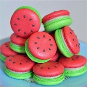 Watermelon Macaron