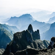 Climb the Stairs at Tianmen Mountain