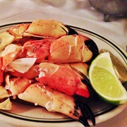 Stone Crabs at Joe's