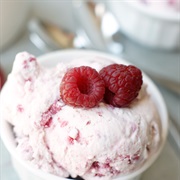 Raspberries and Cream Ice Cream