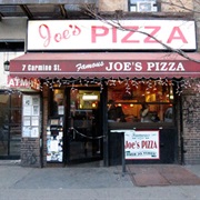 Joe's Pizza, the Greenwich Village, NY