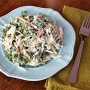 Cole Slaw and Chocolate Drink