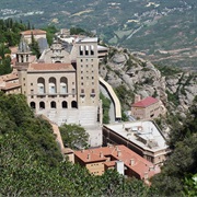 Trekking Around the Monastery in Montserrat, Spain