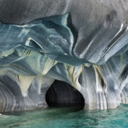 Catedral De Marmol,  Lago General Carrera, Patagonia, Chile