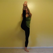 Standing Head to Toe Balance