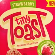 Tiny Toast Strawberry Cereal