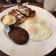 Black Sausage and Custard