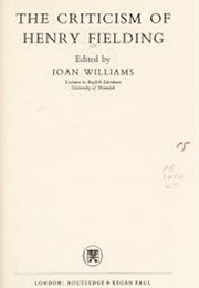 The Criticism of Henry Fielding (Henry Fielding)
