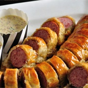 Sausage Pastry Slices