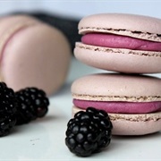 Blackberry Macaron