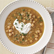 Spicy Chickpea and Lentil Soup