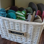 Use a Basket for Flip-Flops