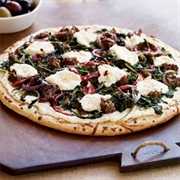 Sausage and Arugula Pizza