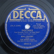 Dolores - Bing Crosby