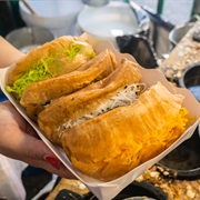 Khanom Thang Taek (Poor Man's Pancake)