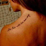 She Flies With Her Own Wings