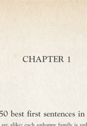 A Book With a Famous First Line (.)