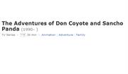 The Adventures of Don Coyote and Sancho Panda