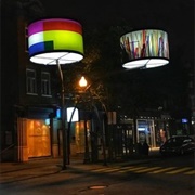 Cartier Avenue's Giant Lampshades, Quebec City, Quebec