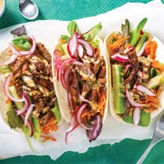 Asian Honey-Soy Beef Tacos