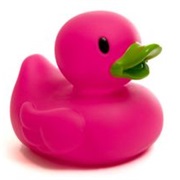 Fuschia Rubber Duckie