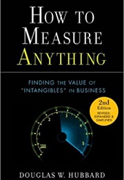How to Measure Anything: Finding the Value of Intangibles in Business (Douglas Hubbard)