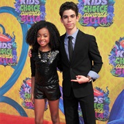 Skai Jackson and Cameron Boyce