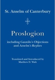 Proslogion (St Anselm of Canterbury)