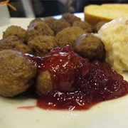 Swedish Meatballs With Lingonberry Jam