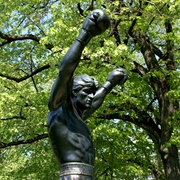Rocky Statue