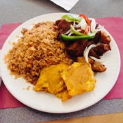 Haiti (Fried Pork With Rice and Beans)