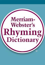 Merriam Webster's Rhyming Dictionary