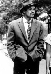 Jean-Paul Belmondo in Breathless (1960)