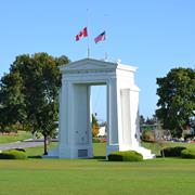 Peace Arch Park, Canada/US Border