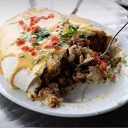 Las Flores Olde Town Mex: 8 Lb Burrito in an Hour