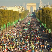 Ran the Paris Marathon