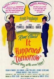It Happened Tomorrow (René Clair)