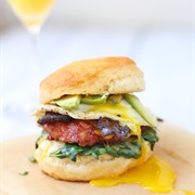 Sausage and Bacon Biscuit