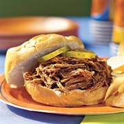 Slow-Cooker Barbeque Beef Sandwiches