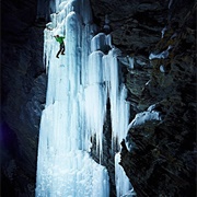 Jasper Waterfall Climbing