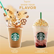 Coconut Strawberry Bliss Frappuccino