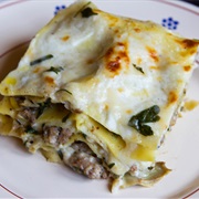 Sausage and Artichoke Lasagna